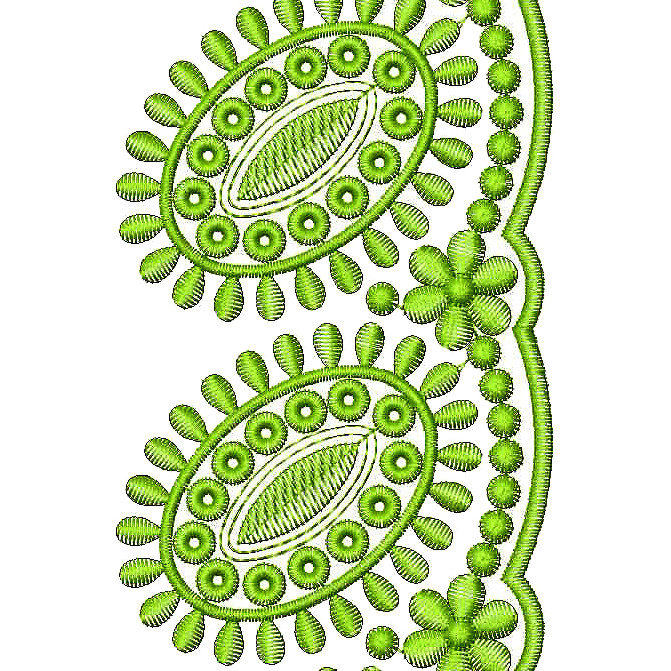 Cutwork Embroidery Lace Design DST 25928