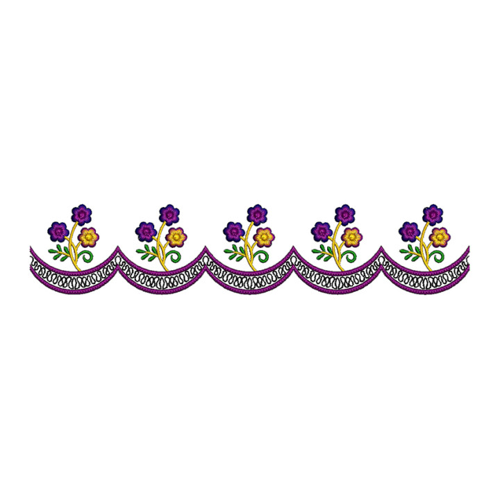 Cutwork Embroidery Lace For Dupatta