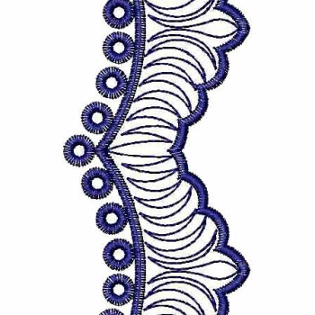 Cutwork Lace Embroidery Design 26217
