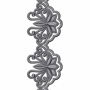 Daffodil Flower Style Embroidery Designs 25644