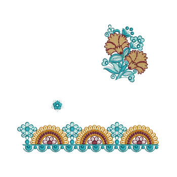 Decorative Cushions Embroidery Lace