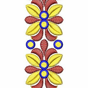 Elegant Flower Lace Embroidery Design 24637