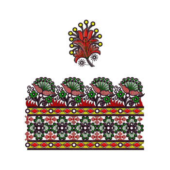 Embroidery Border For Ceremonial Garments