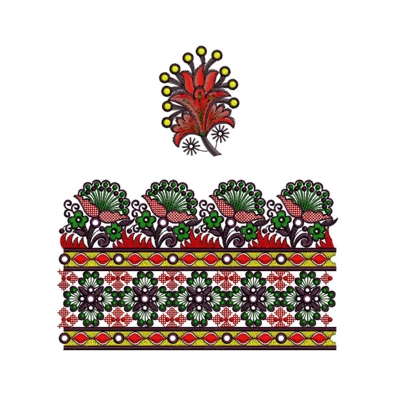 Embroidery Border For Ceremonial Garments