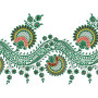 Embroidery Border With Hungarian Elements