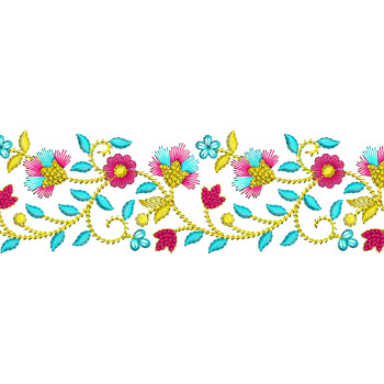 Embroidery Design For Cotton Umbrella