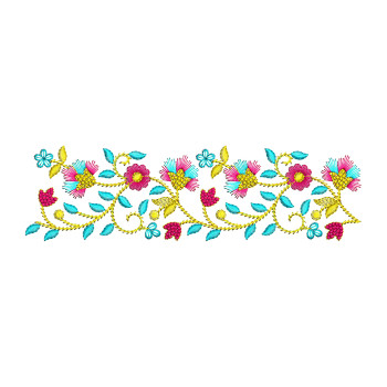 Embroidery Design For Cotton Umbrella