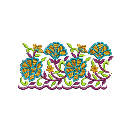 Embroidery Design For The Niqab Cloth