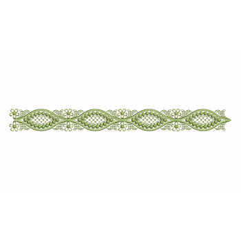 Embroidery Green Lace