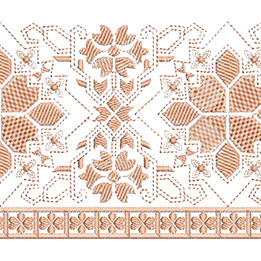 Embroidery Lace Flower Design