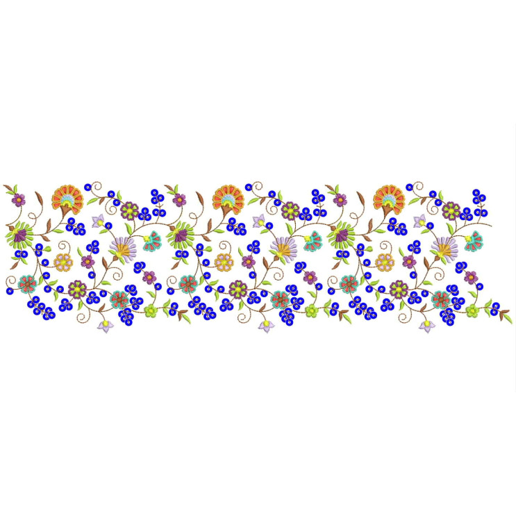 Embroidery Lace For Kids Choli