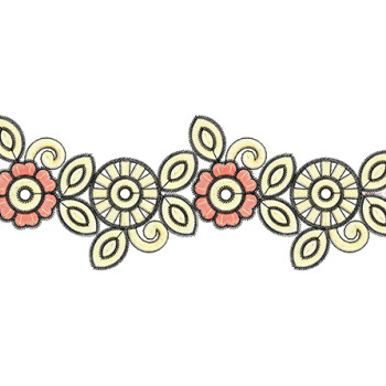 Embroidery Lace For Make Up Bag