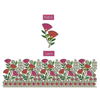Embroidery Lace With Patch