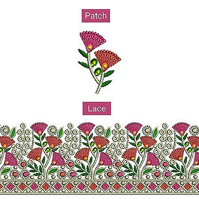 Embroidery Lace With Patch