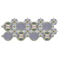 Embroidery Lace with Sequins Design