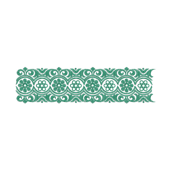 Ethnic Geometric Embroidery Pattern