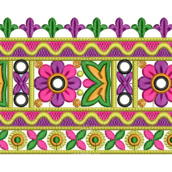 Famous Indian Style Embroidery Design