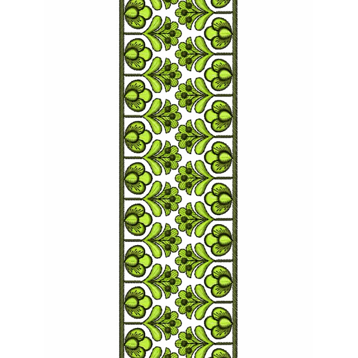 Floral Design Element In Embroidery 25522