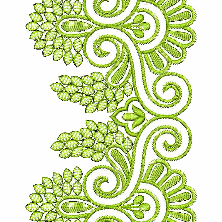 Flower Bokeey Lace Embroidery Designs 25547