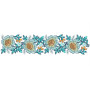 Flower Border Embroidery Design
