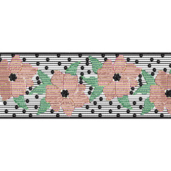 Flower Lace Embroidery Pattern