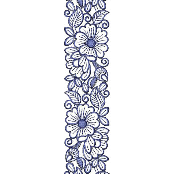 French Style Lace Embroidery Design 25121