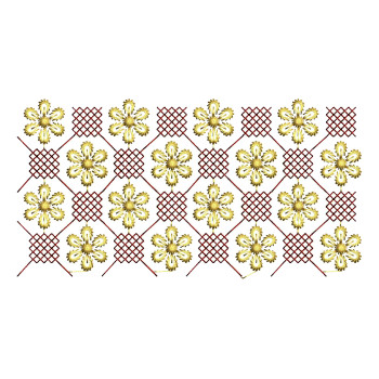 Geometric Cross Stitch Embroidery Pattern