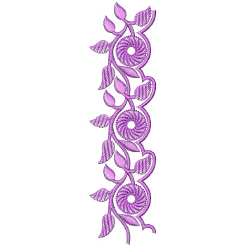 Gorgeous Cut Work Lace Embroidery Design 25196