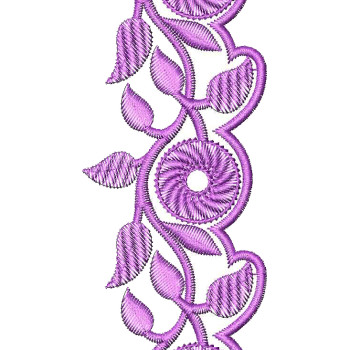 Gorgeous Cut Work Lace Embroidery Design 25196