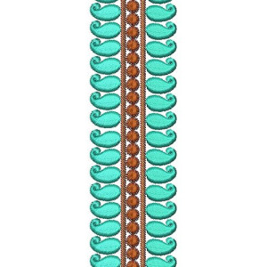 Gorgeous Ivory Lace Embroidery Design 24632