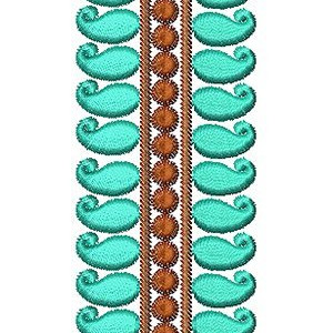 Gorgeous Ivory Lace Embroidery Design 24632