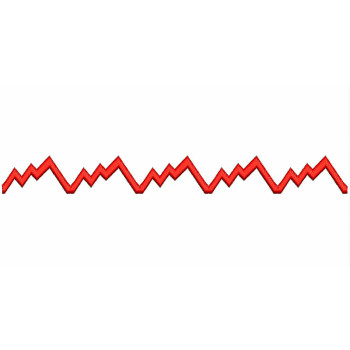 Heartbeat Embroidery Design