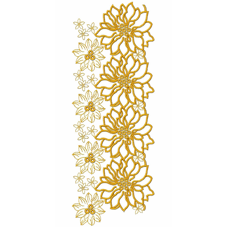 Machine Embroidery Lace Trim Designs 25645