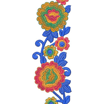 Hyderabad Clothing Choice Lace Embroidery Design