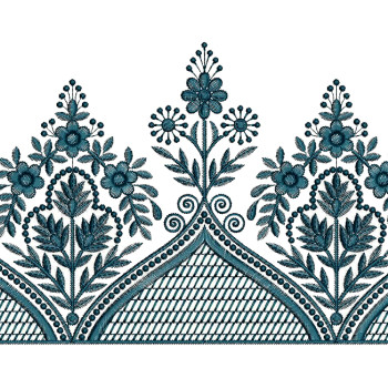 Indo Western Suit Embroidery Lace