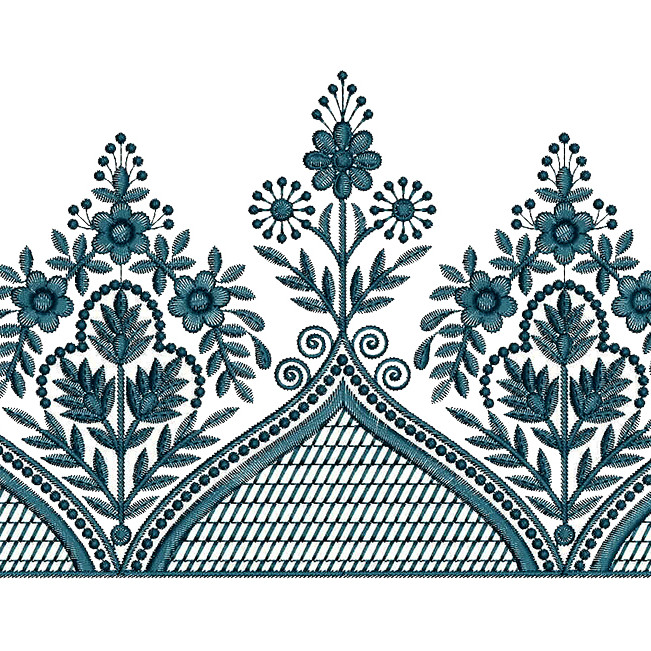 Indo Western Suit Embroidery Lace