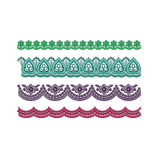 Cutwork Embroidery For Hem Dresses