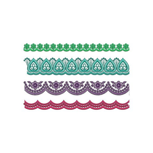 Cutwork Embroidery For Hem Dresses