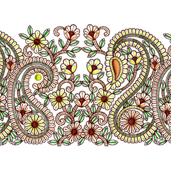 Kashmiri Embroidery Bed Cover