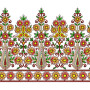 Kashmiri Embroidery Border Design