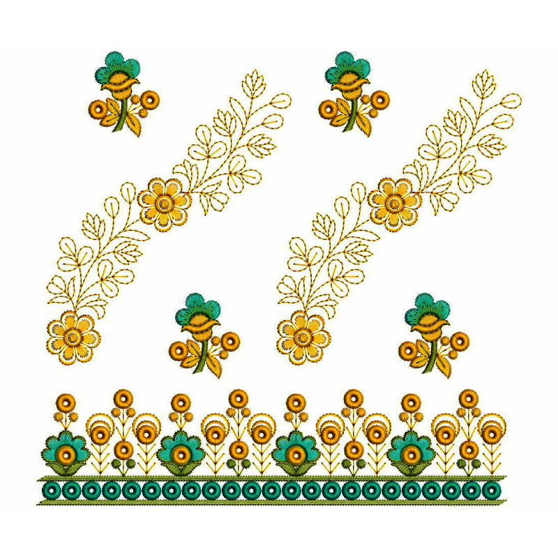 Kilimai Embroidery Design