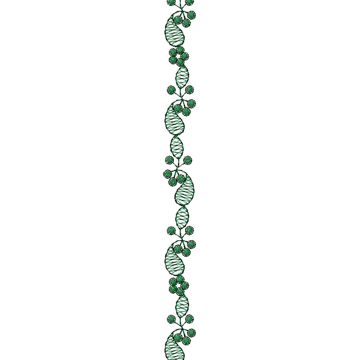 Kutch Work Tunic Lace Embroidery Design 25010