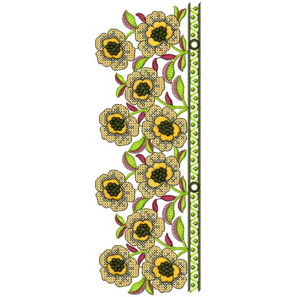 Lace Machine Embroidery Design 26187