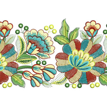 Latest Border Embroidery Abaya Design