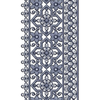 Latest Caftan Border Embroidery Design 25307