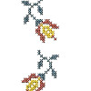 Latest Charming Cross Stitch Lace Embroidery 25075