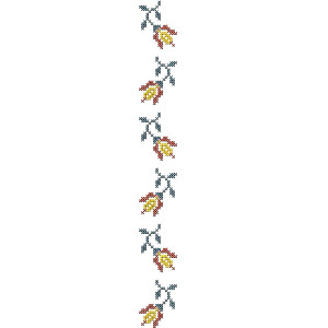 Latest Charming Cross Stitch Lace Embroidery 25075