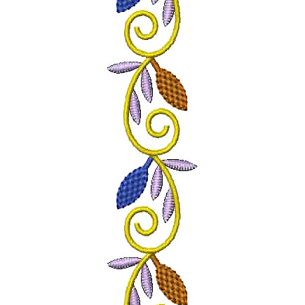 Leaf Lace Embroidery Design 25884