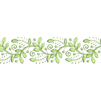 Leaf Stitch Embroidery Lace