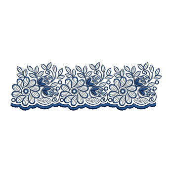 Machine Embroidery Cutwork Lace Pattern